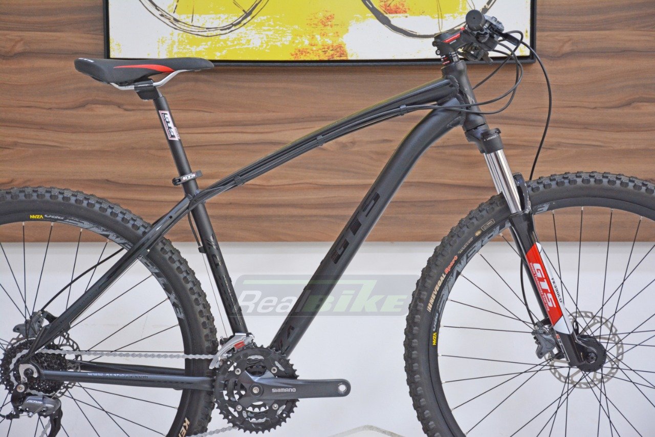 Bicicleta 29 GTS X4 ALIVIO 2X9 FREIO HIDRAULICO BLACK - Image 2
