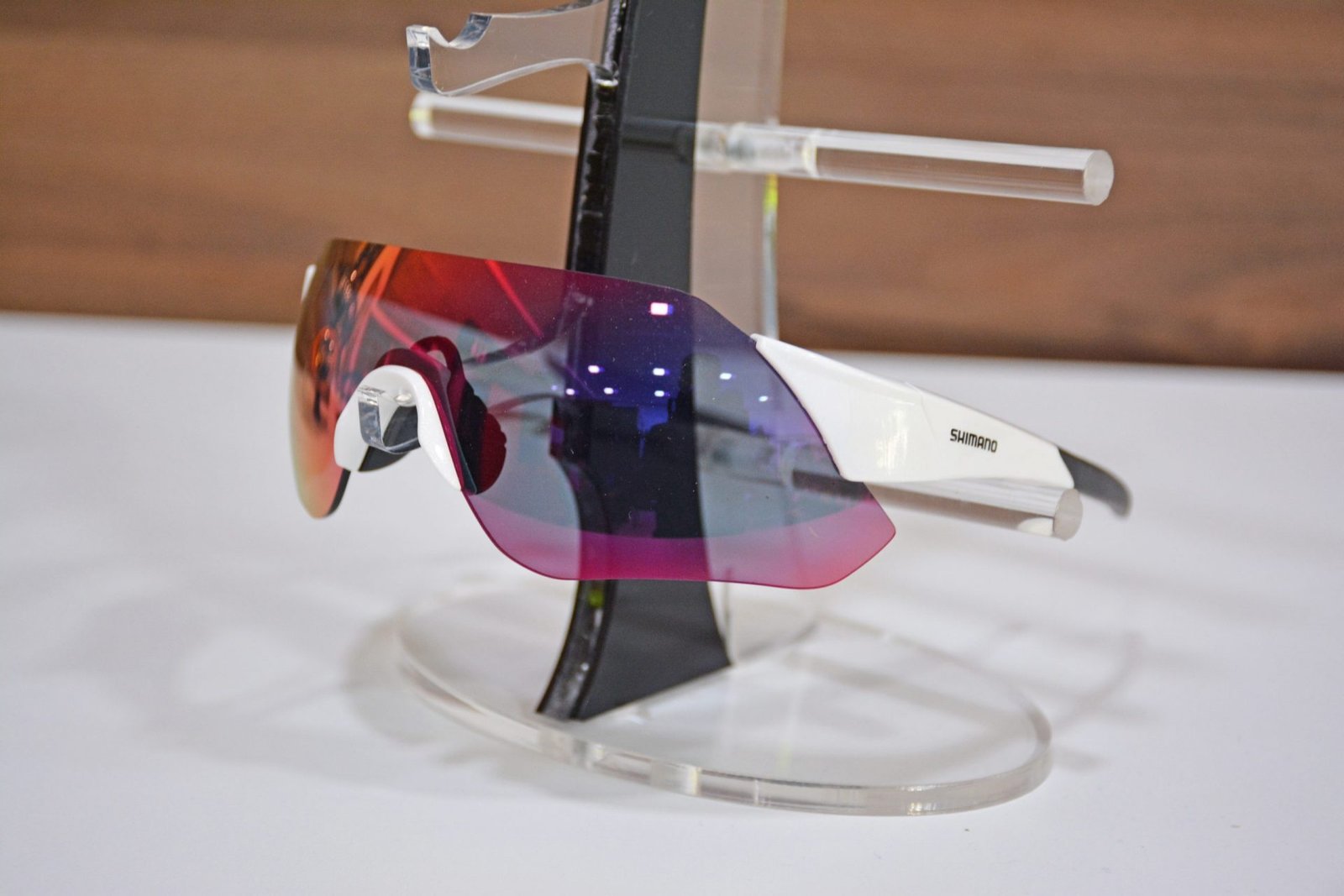 Óculos Shimano AeroLite CE-ARLT1-ML Branco 2 Lentes